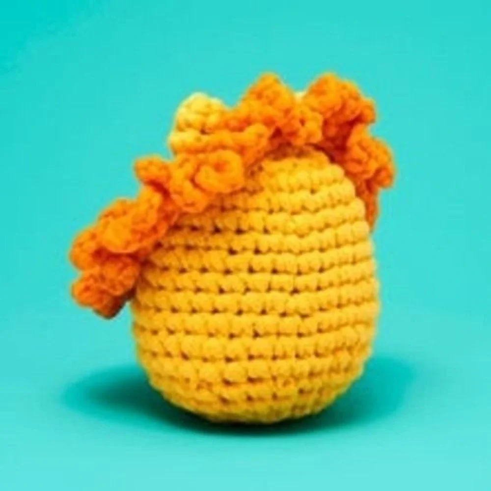 The Woobles Sebastian the Lion Learn to Crochet Kit for Beginners Amigurumi